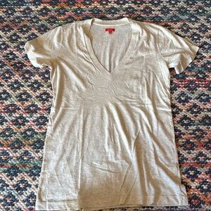 Madewell Hi Line V Neck TShirt (2)